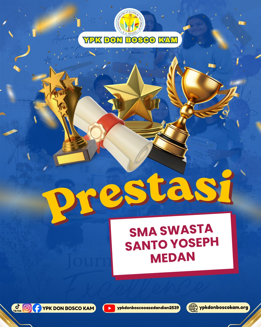 PANEN PRESTASI GEMILANG: SINEGRI BAKAT & MENTAL JUARA SMA Santo Yoseph Medan 🏆🌟