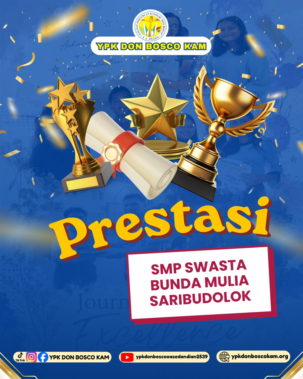 KEMBALI MEMUKAU & MENANG: SMP SWASTA BUNDA MULIA BORONG TROFI JUARA! 🏆✨