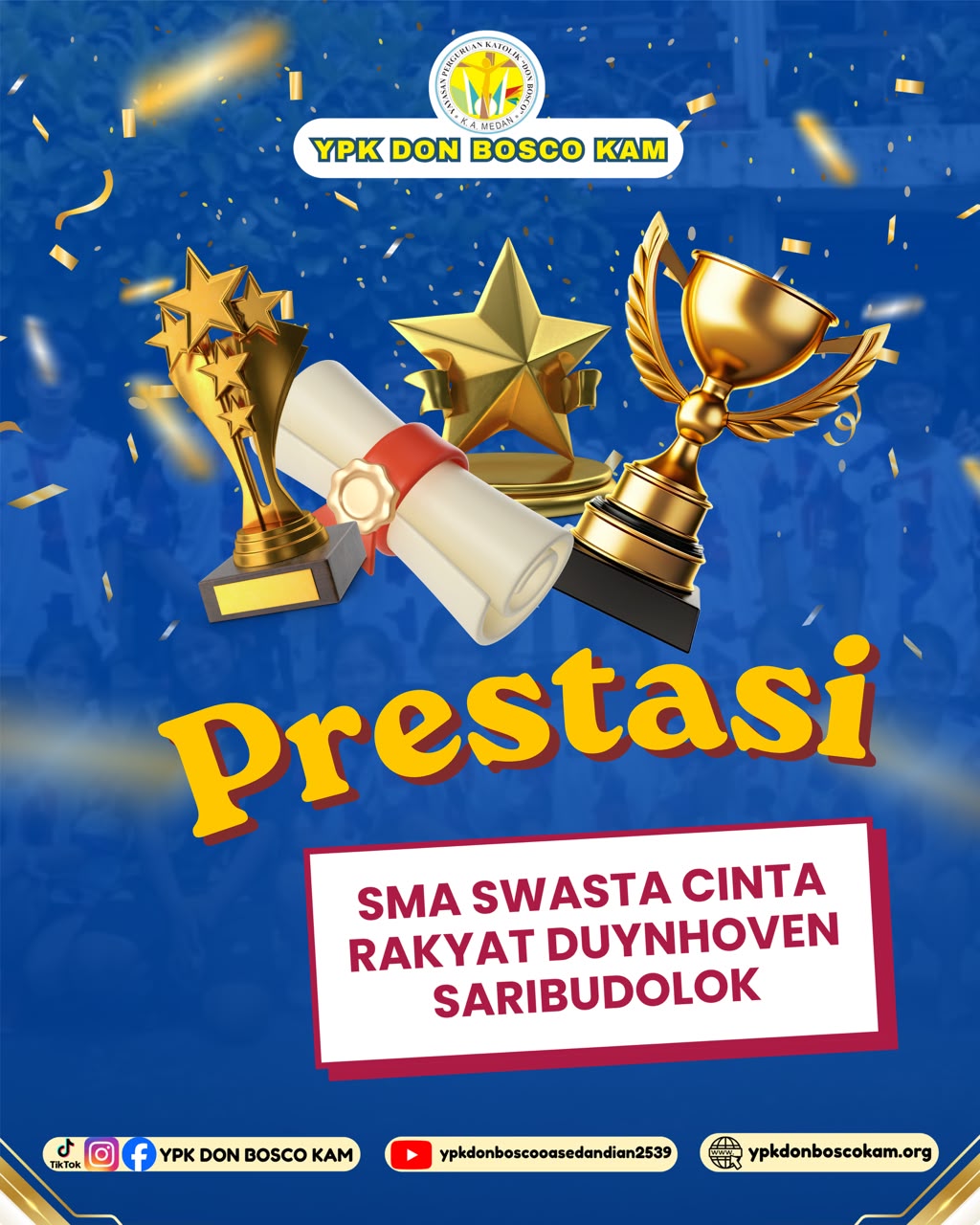 SMA SWASTA CINTA RAKYAT DUYNHOVEN BORONG PRESTASI OLAHRAGA DI BERBAGAI AJANG BERGENGSI! 🏆🏐🏃♂️