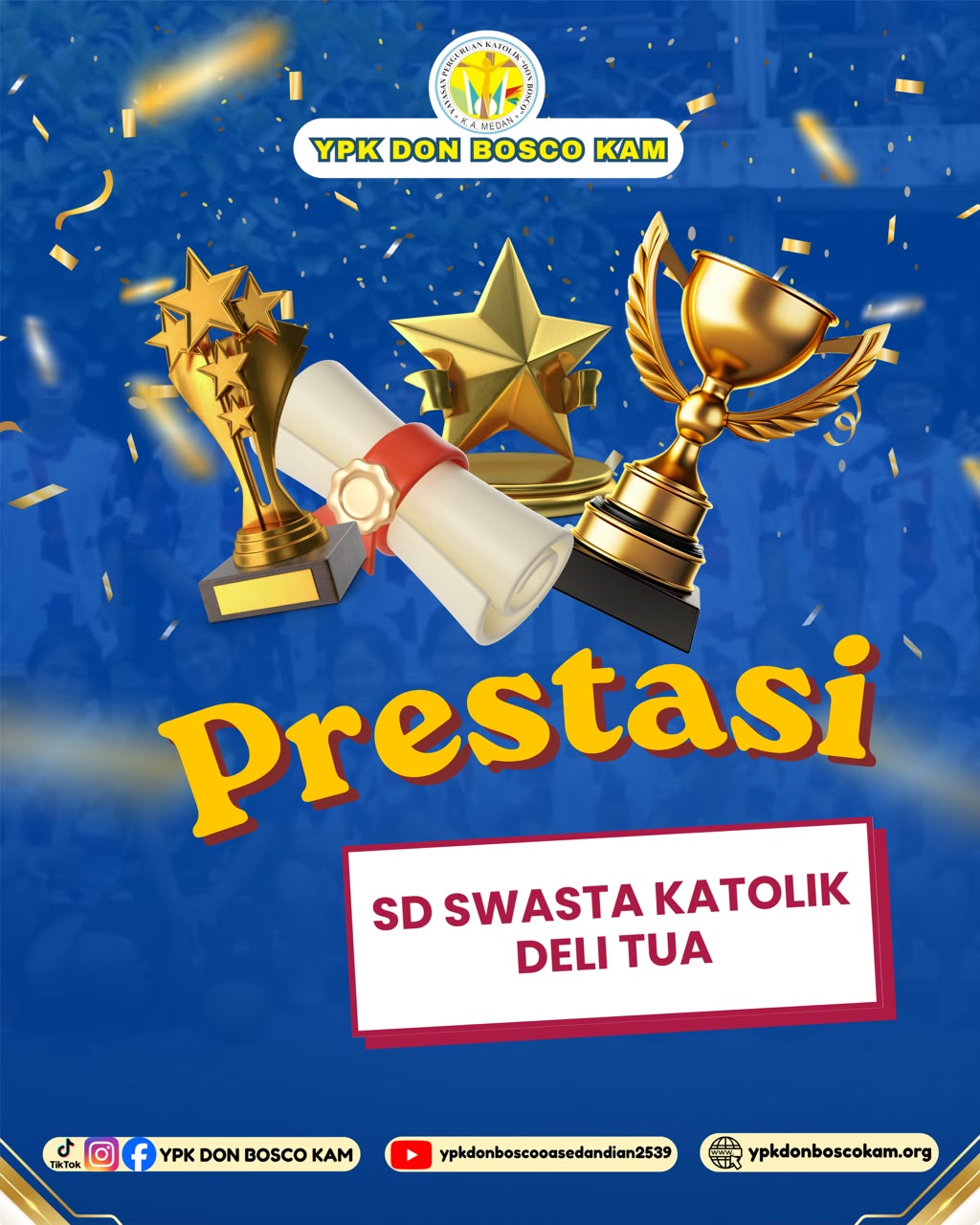 DOUBLE CHAMPIONS & PRESTASI FLS3N: DOMINASI TOTAL SD SWASTA KATOLIK DELI TUA! 🏆⚽🎨