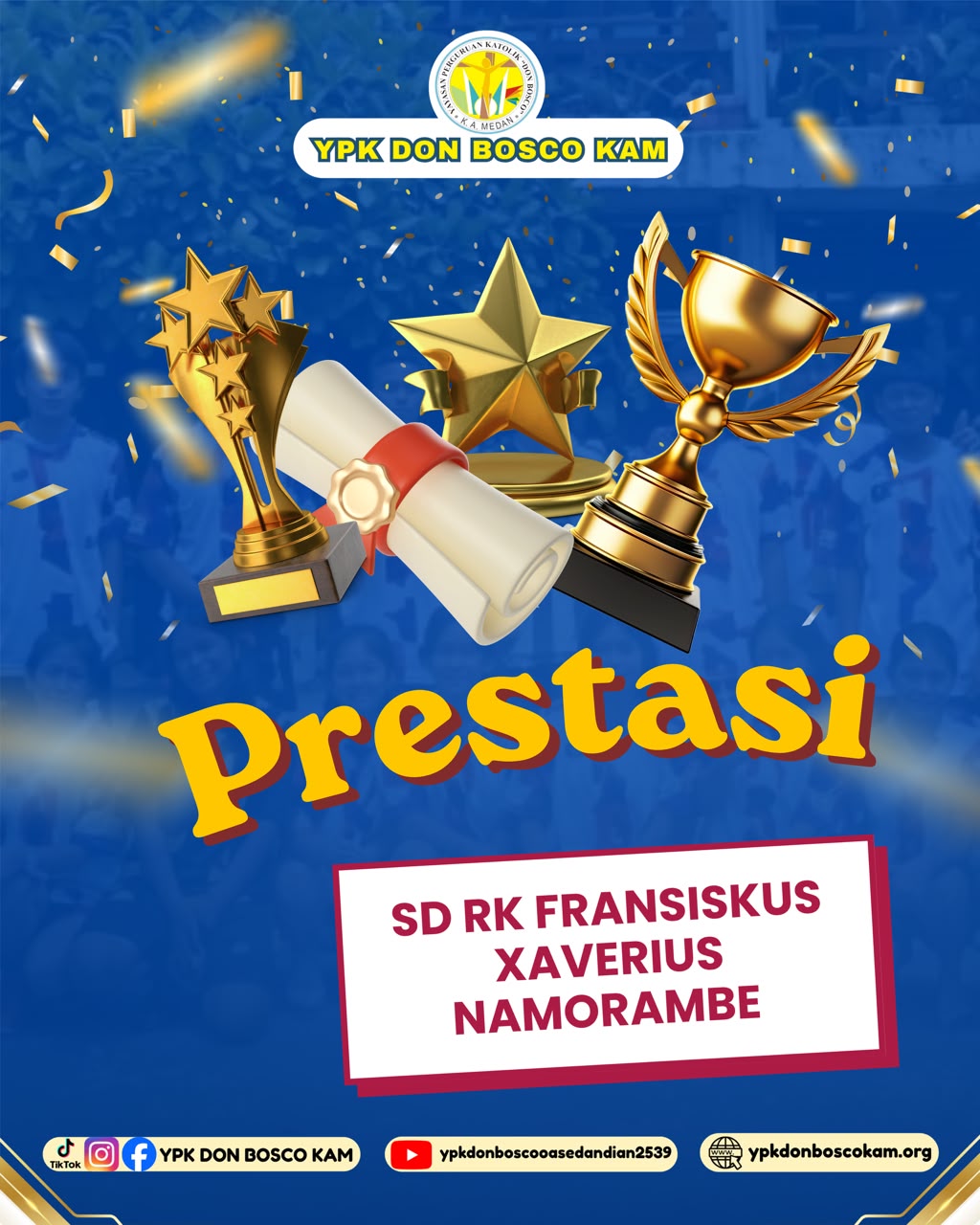 PRESTASI INDAH SD RK FRANSISKUS XAVERIUS NAMORAMBE BERJAYA! 🏆💃⚽
