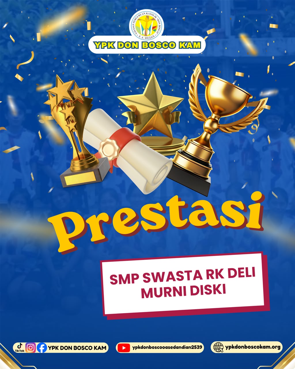 KOREOGRAFI MEMUKAU: TIM MODERN DANCE SMP RK DELI MURNI DISKI RAIH PODIUM JUARA! 💃🏆✨