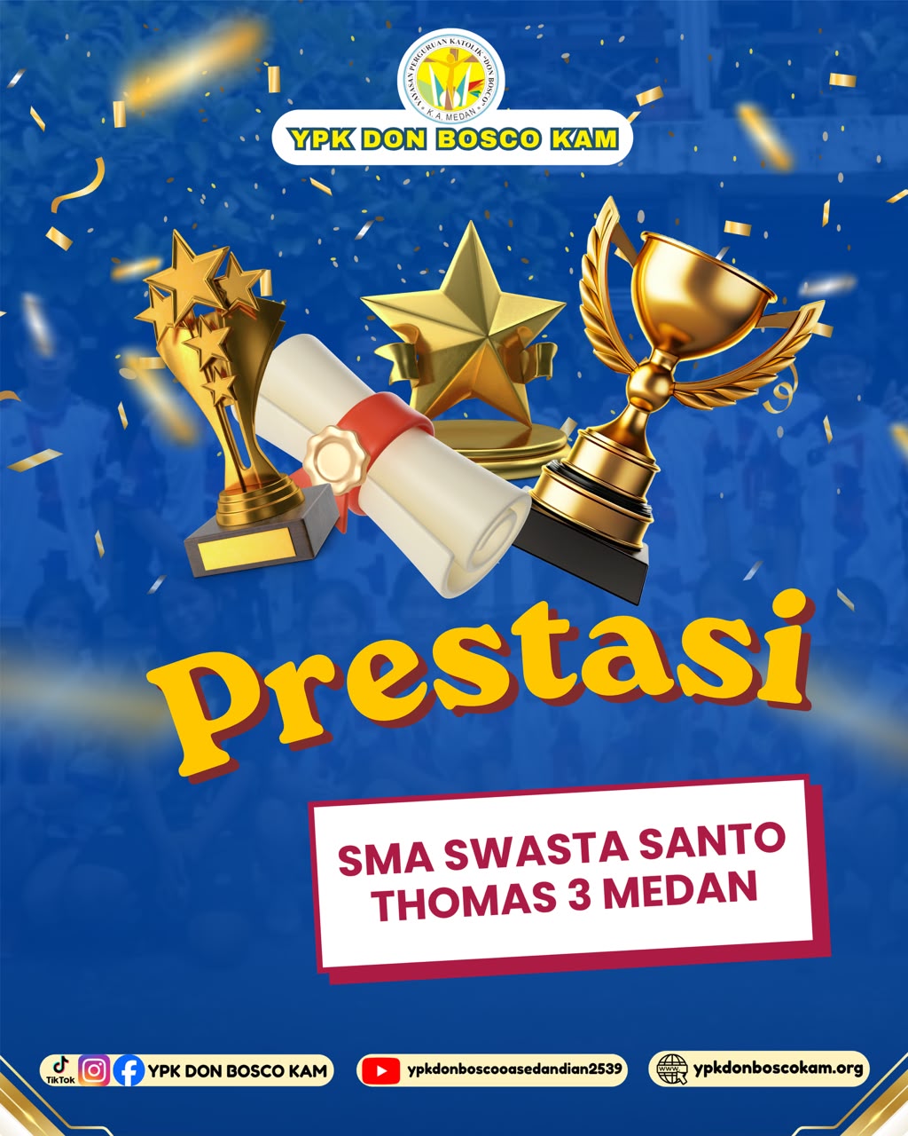 KEMILAU GENERASI JUARA: SMA SWASTA SANTO THOMAS 3 MEDAN GEMILANG DI KANCAH NASIONAL! 🏆🥋