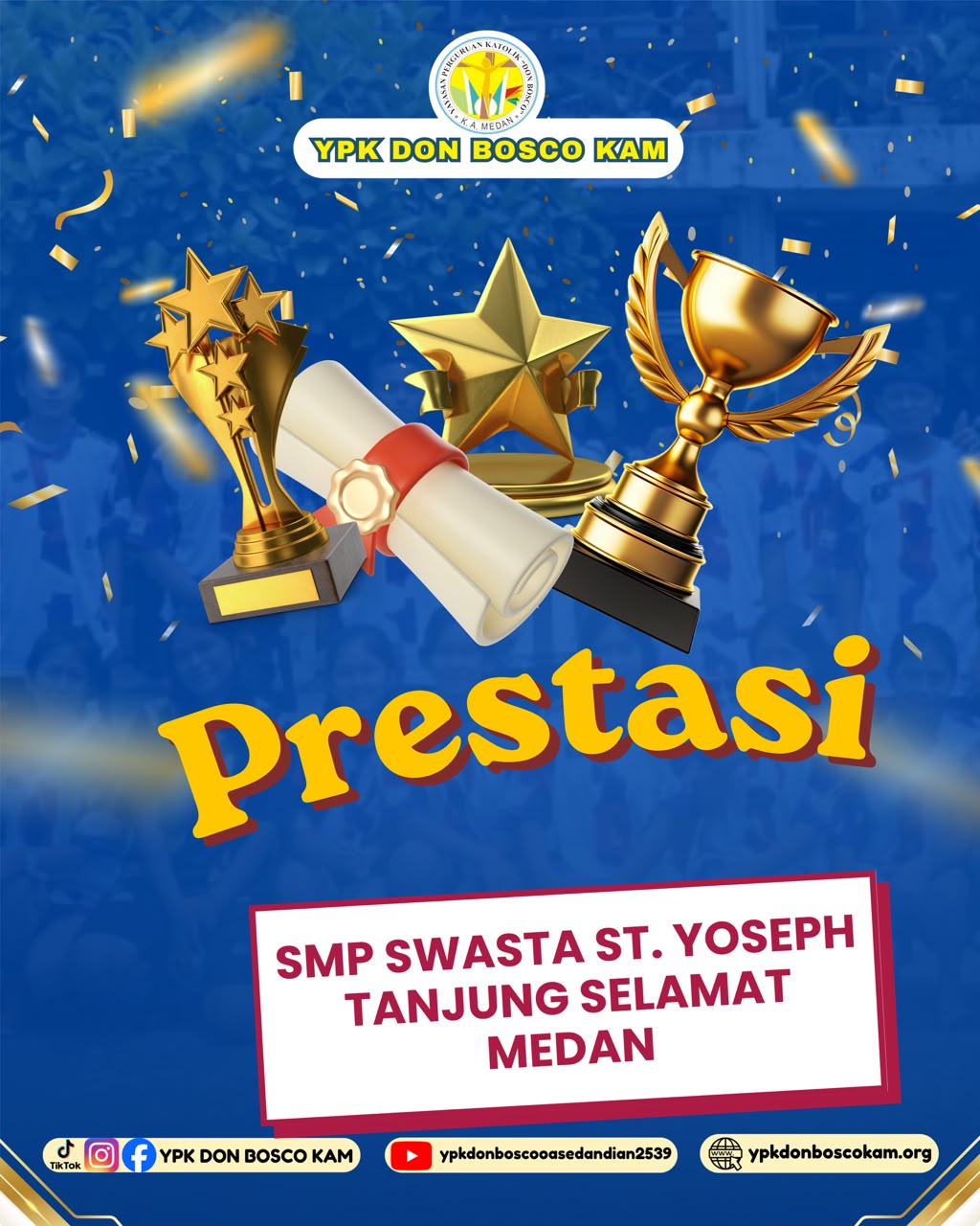 BANJIR MEDALI & JUARA: SMP SWASTA ST. YOSEPH MEDAN MENGGUNCANG PANGGUNG NASIONAL! 🏆🥇🥋