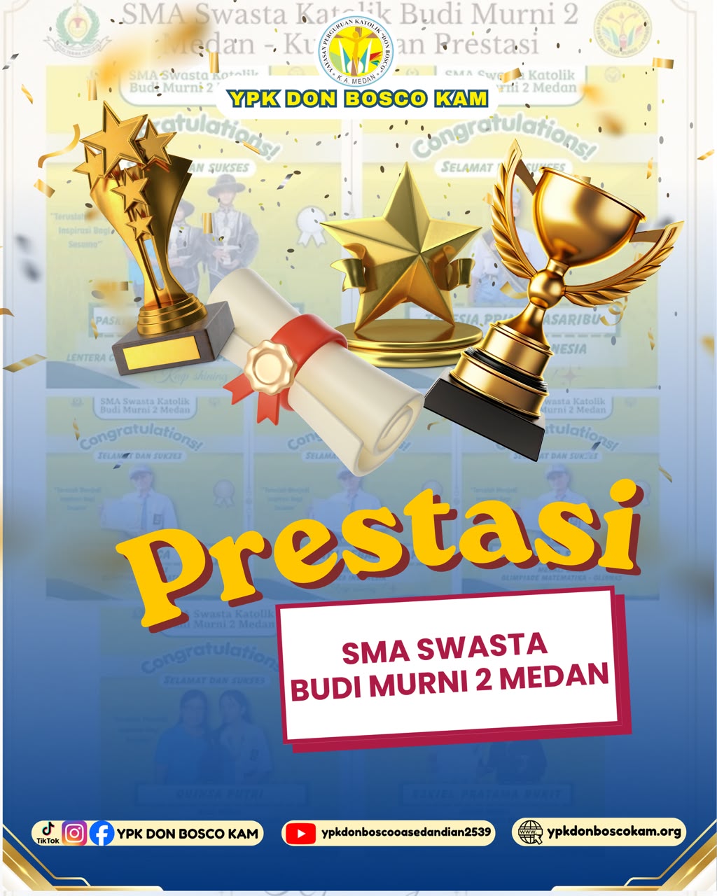 TERUS MENGINSPIRASI & BERSINAR: SMA SW. KATOLIK BUDI MURNI 2 MEDAN PANEN PRESTASI DARI TINGKAT NASIONAL HINGGA INTERNASIONAL! 🏆🌍✨